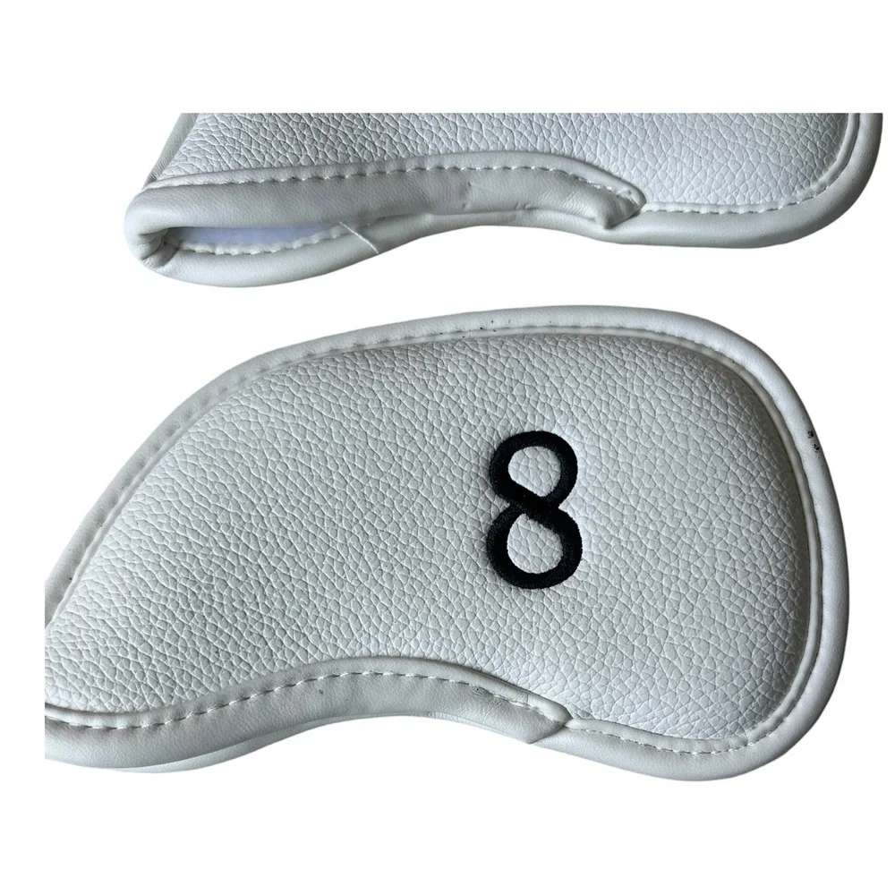 Callaway Iron Wedge Headcover White Golf Club Head Covers 4 5 6 7 8 9 PW AW SW X